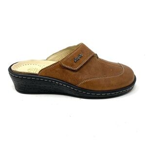 Fidelio Hallux Franni Bunion Relief Clogs Brown Leather